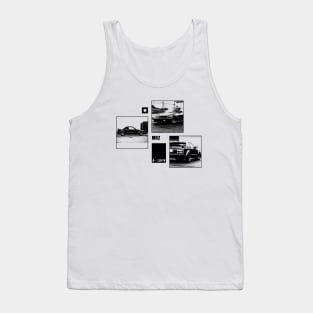 TOYOTA MR2 MK1 Black 'N White Archive Tank Top